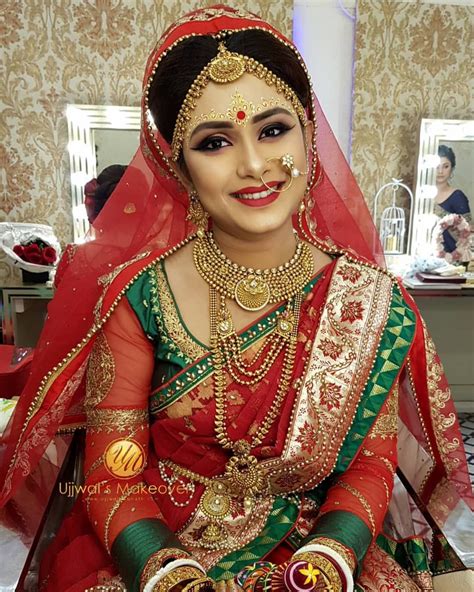 Pin By Vijay On Bridal Makeup Bengali Bridal Makeup Bengali Bride Wedding Makeup Bride