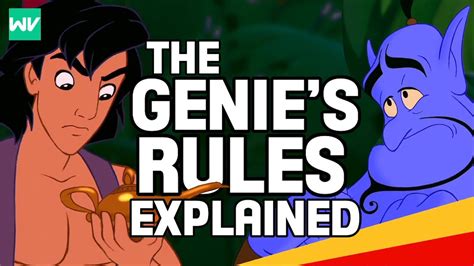 Genies Rules Explained Aladdin Theory Discovering Disney Youtube