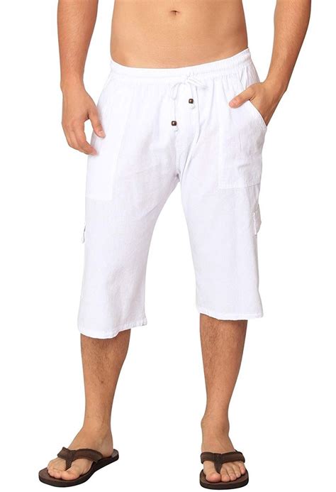 8 Stylish Men S Capri Pants White Cargo Pants Mens Mens Capri Pants