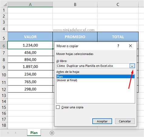 C Mo Duplicar Una Planilla En Excel Ninja Del Excel