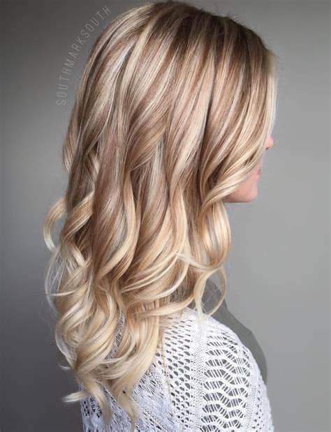 Here, highlights and lowlights accent the darker base, both in auburn and blonde hair colors. 50 Blonde Hair Color Ideas for the Current Season in 2020 ...