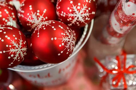 Red Christmas Decoration Free Stock Photo Public Domain Pictures