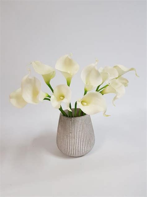 Calla Lily White Real Touch Desflora
