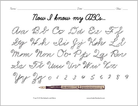 Trace the cursive letters, and then write them on the line. Cursive alphabet chart with directional arrows pdf