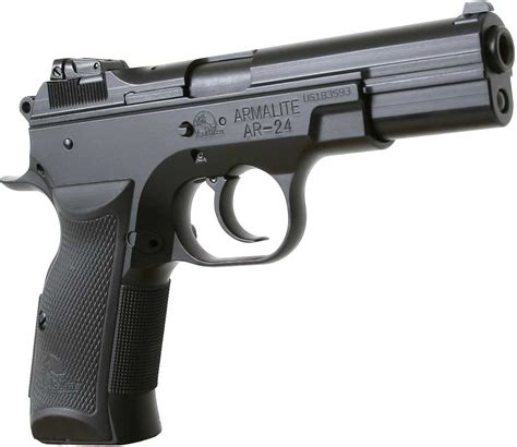 Armalite Ar 24 Tactical Custom Pistol 24 15c 9mm 46 Checkered Grip