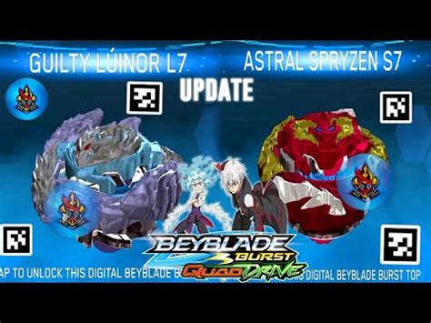 Update Astral Spryzen S Qr Code Guilty Luinor L Qr Code Beyblade