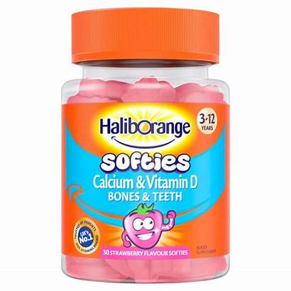 Calcium Haliborange Softies Vitamin Vit Tesco 30s