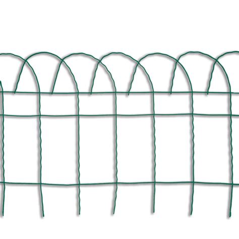 Panacea Arch Fence Roll Green 14 In X 20 Ft Steel Garden Edging