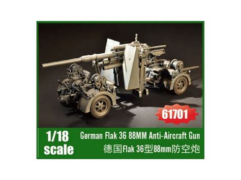 118 German Flak 36 88mm Anti Aircraft Gun Hajek Hobby