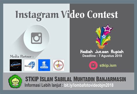 Lomba Foto Selfie dan Video Instagram - STKIP Islam Sabilal Muhtadin Banjarmasin