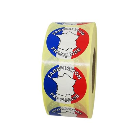 Étiquettes Fabrication Française Pastilles Rondes Ø 35 Mm En