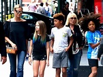 La modelo Heidi Klum pasa el día con sus hijos por las calles de Nueva York