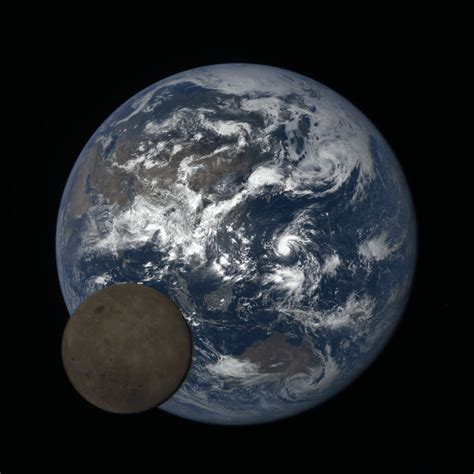 Earth And The Far Side Of The Moon Seen By Dscovr Observatory Earth Blog