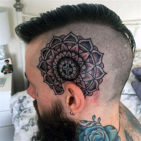 100 Head Tattoos For Men Masculine Ink Design Ideas