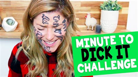 MINUTE TO DICK IT CHALLENGE Grace Helbig YouTube