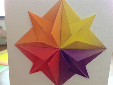 There are two different versions, they can fit notes inside and have a total of six pockets! Origami Star & Greeting Card | Make: