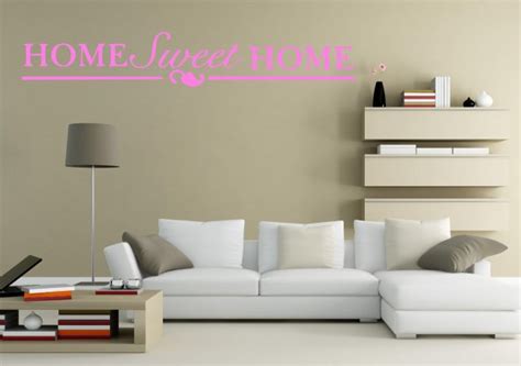 Home Sweet Home Large Vinyl Wall Quote Wall Stickers Store Uk