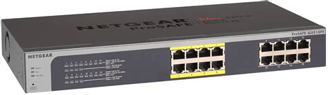 Netgear Jgs516pe Switch 16 Port Gigabit Ethernet Poe Bei Reichelt