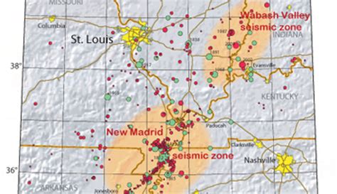 Madrid Fault Line Map Millennium Ark New Madrid Fault Line With