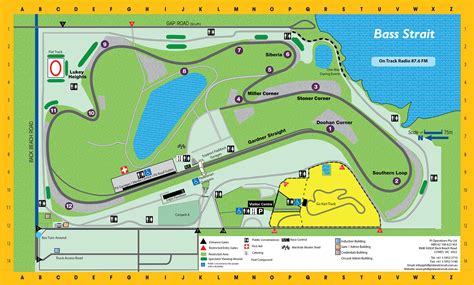 Circuit Map Phillip Island Circuit