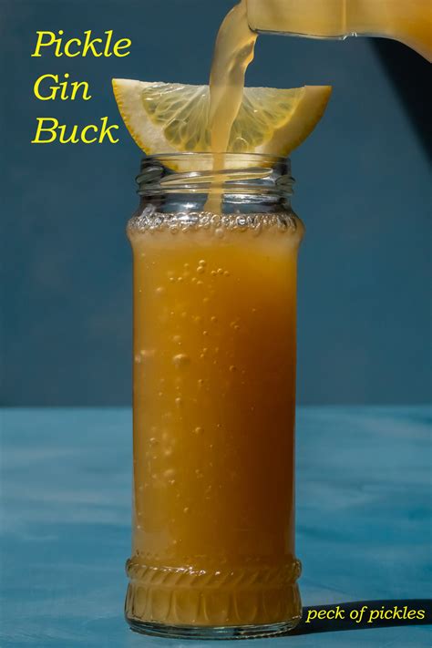 Pickle Gin Buck Cocktail: London Buck, Buck | Peck of Pickles