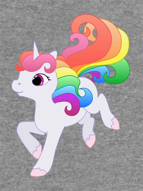 Cute Baby Rainbow Unicorn Lightweight Hoodie For Sale By