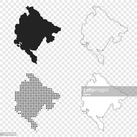 Montenegro Map High Res Illustrations Getty Images