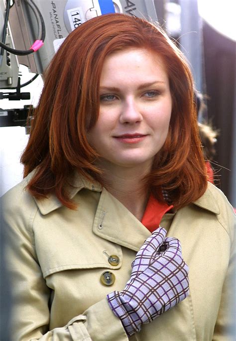 As Mary Jane In The Spider Man Series Kirsten Dunst Dyed Her Celebrate Kirsten Dunsts