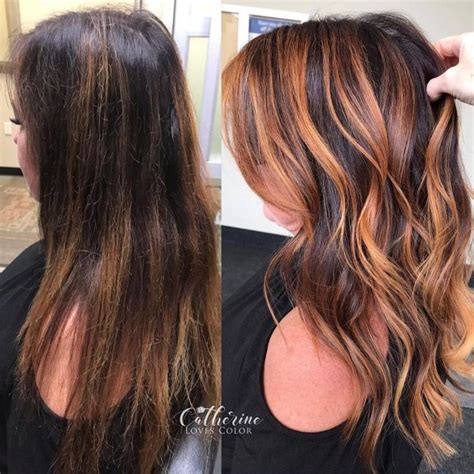 42 Before And After Haircolors Highlights On Hair Tips Hair Hacks