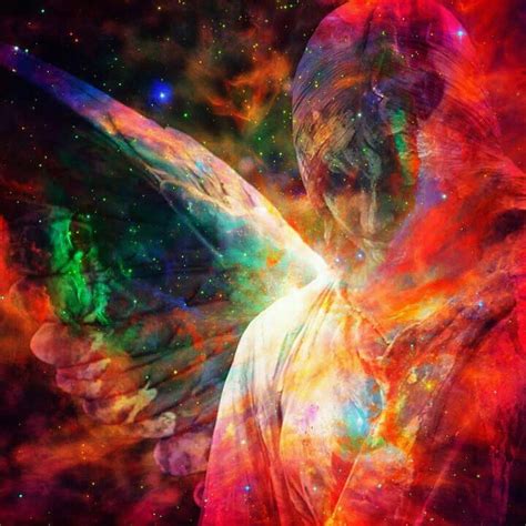 Rainbow Angel Prophetic Art Spiritual Art I Believe In Angels