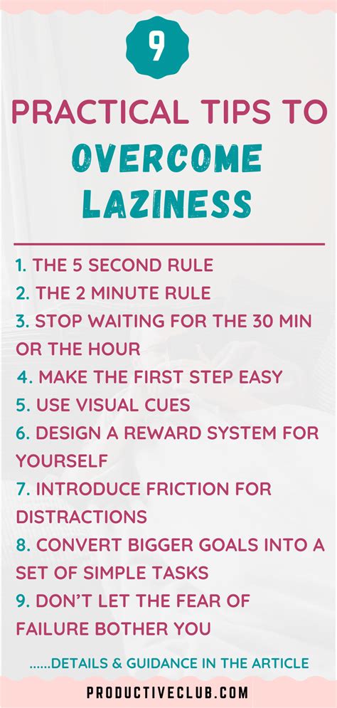 How To Overcome Laziness 9 Practical Tips Artofit