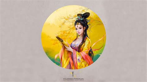 Fine Beauty Asian Art Girl Beautiful Woman Digital Fantasy