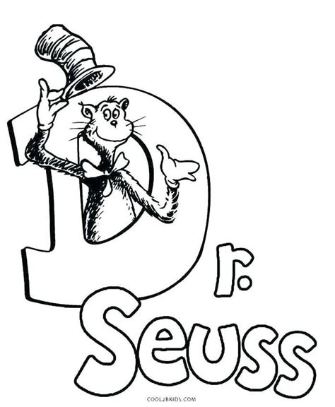 Cat In The Hat Coloring Pages Dr Seuss Coloring Pages Dr Seuss Books
