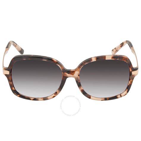 Michael Kors Adrianna Ii Light Gray Gradient Rectangular Ladies Sunglasses Mk2024 316213 57