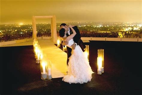 Nighttime Rooftop Wedding Rooftop Wedding Ceremony Wedding Ideal