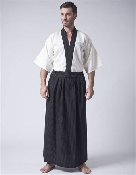 Hot Sale Beige Japanese Mens Kimono Yukata Traditional Stage