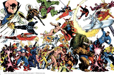 One Of The Best Marvel Posters Of All Time By Michael Golden Rmarvel