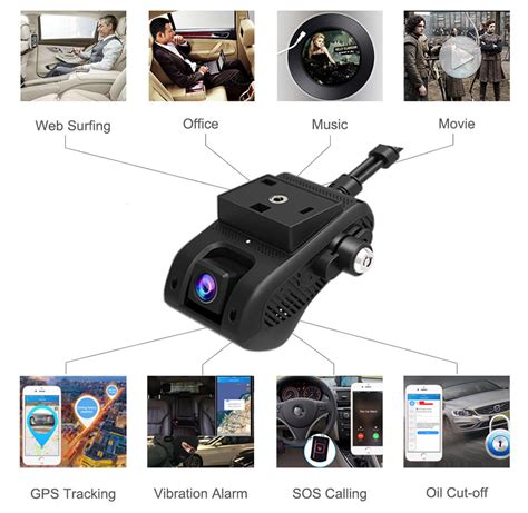 4g Smart Car Gps Tracking Dashcam With Wifi Hotspot Dual 1080p Video C