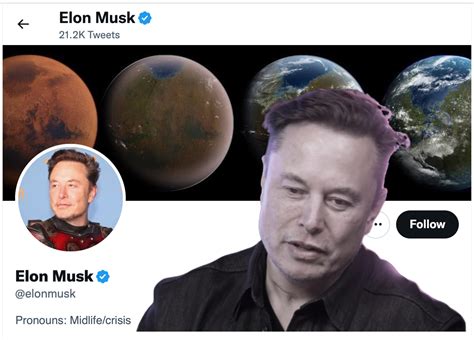 Elon Musk changes preferred pronouns to midlife/crisis — The Shovel