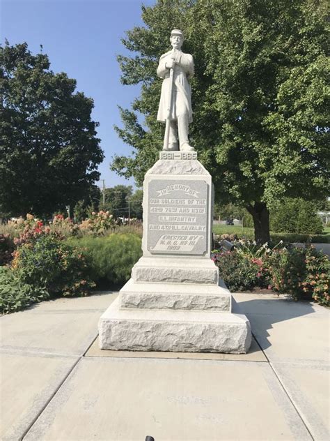 Civil War Memorial Momence Illinois The American Legion