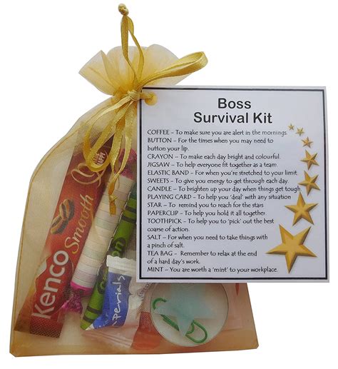 Boss Survival Kit T New Job Work T Secret Santa T For The