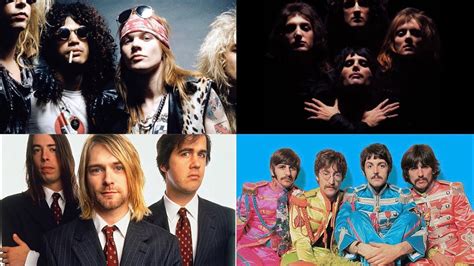 Top 100 Greatest Rock Bands Of All Time Youtube