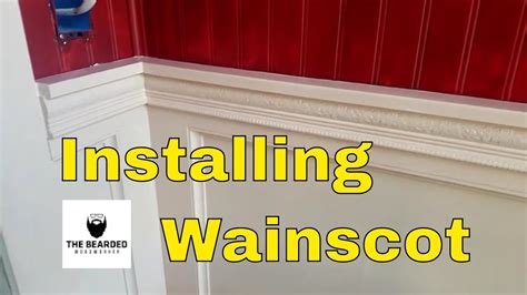 Installing Pre Made Wainscot Panels Youtube