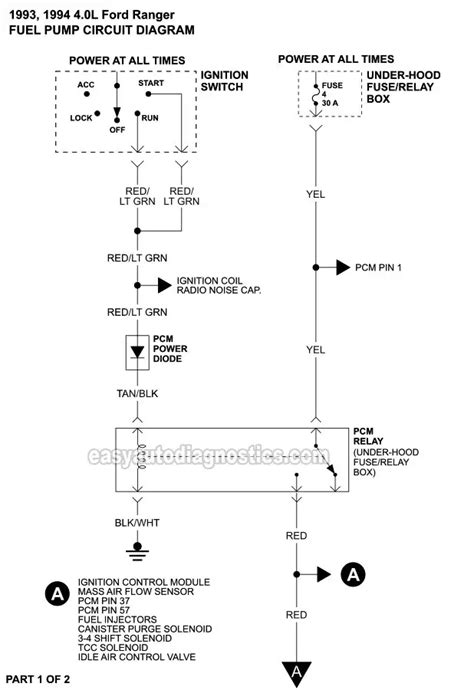 Ford Ranger Fuel Pump Wiring Diagram Wiring Diagram