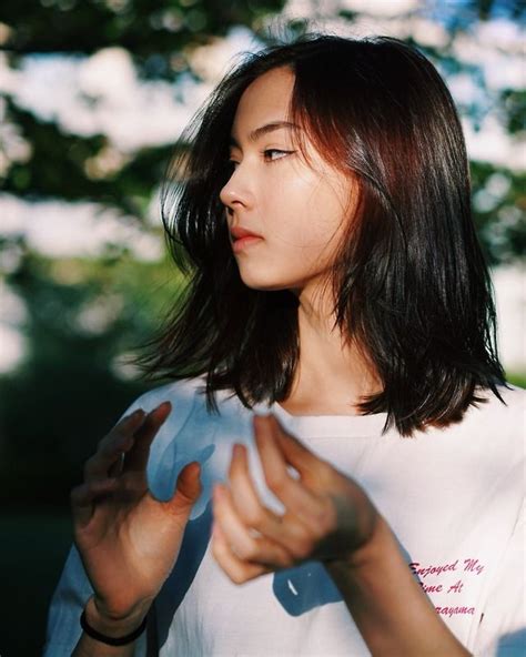 Lauren Tsai Illustrator And Model Girl Short Hair Korean Short Hair Short Hair Styles
