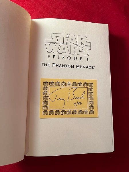 Star Wars Episode I The Phantom Menace Terry Brooks First Edition