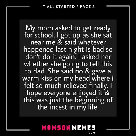 It All Started With Mom Stories Incest Mom Son Captions Memes