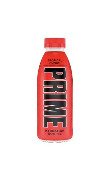 PRIME HYDRATION ENERGY Drink 500ml By Logan Paul KSI Tropical Punch