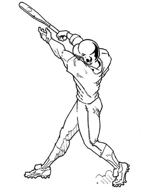 Use those to teach concepts to children , suitable for especially young toddlers and preschoolers. Posing Baseball Hit Coloring Page - Download & Print ...