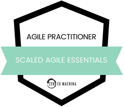 Scaled Agile Essentials Training Zen Ex Machina